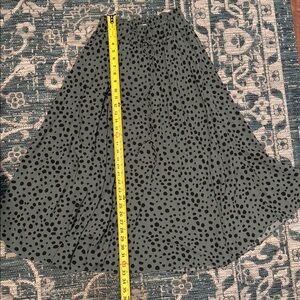 Green with Black Spots Skirt